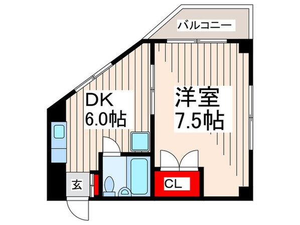 BLDG福島の物件間取画像